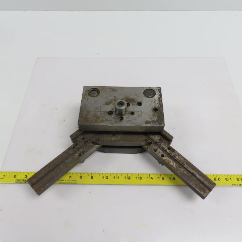 2 Post Punch Press Die Set/Shoe 4-1/2" FB x 4-1/4" W 4" Throat