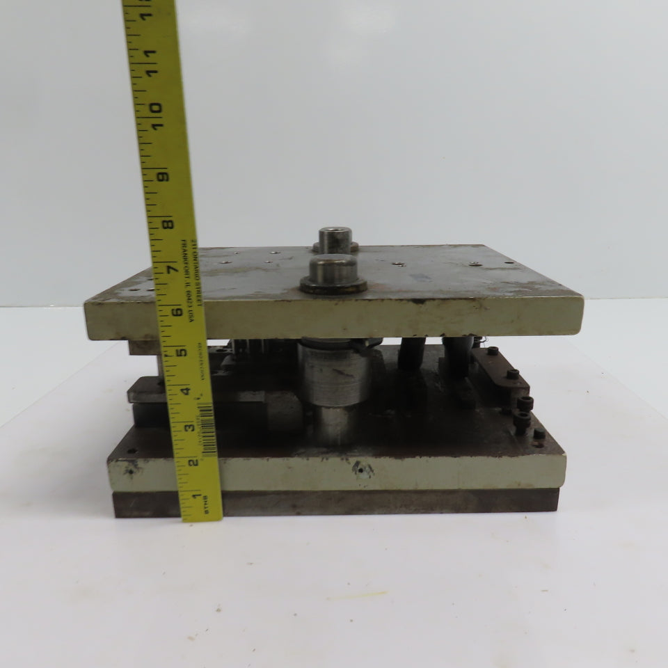 Double Sided Center Post Punch Press Die/Shoe Set 12" FB x 10" W 5-1/4" Throat