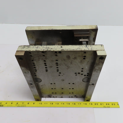 Double Sided Center Post Punch Press Die/Shoe Set 12" FB x 10" W 5-1/4" Throat