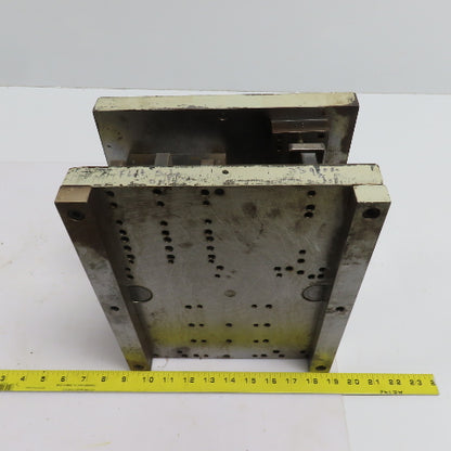 Double Sided Center Post Punch Press Die/Shoe Set 12" FB x 10" W 5-1/4" Throat