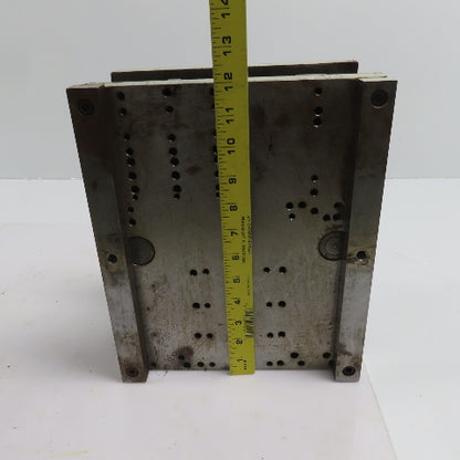 Double Sided Center Post Punch Press Die/Shoe Set 12" FB x 10" W 5-1/4" Throat
