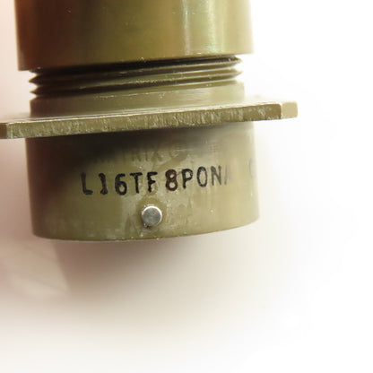 L16TF8PONA Amphenol Style 8P Size 16 Circular Wall Mount Electrical Connector