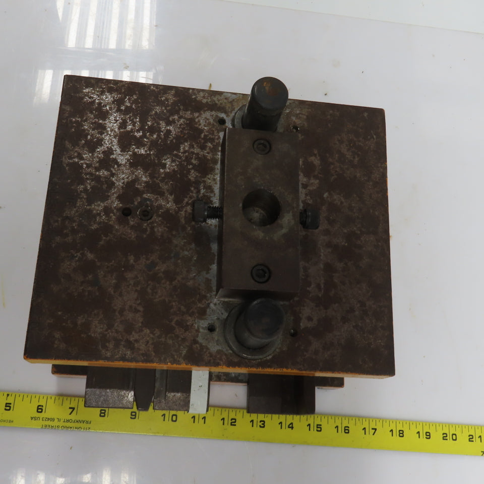 Double Sided Offset Post Punch Press Die/Shoe Set 9-1/2" FB x 8" W 5-1/8" Throat