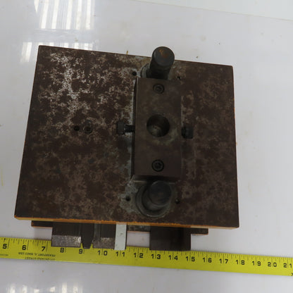 Double Sided Offset Post Punch Press Die/Shoe Set 9-1/2" FB x 8" W 5-1/8" Throat