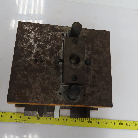 Double Sided Offset Post Punch Press Die/Shoe Set 9-1/2" FB x 8" W 5-1/8" Throat