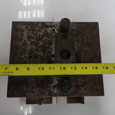 Double Sided Offset Post Punch Press Die/Shoe Set 9-1/2" FB x 8" W 5-1/8" Throat