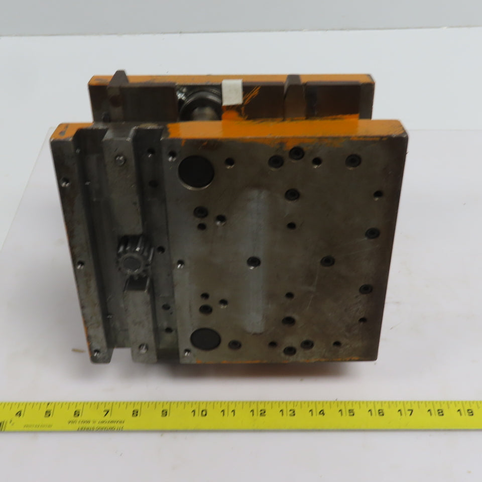 Double Sided Offset Post Punch Press Die/Shoe Set 9-1/2" FB x 8" W 5-1/8" Throat