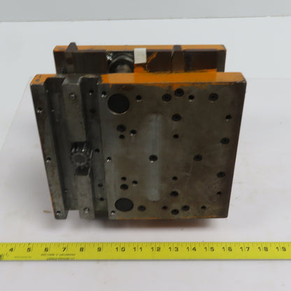 Double Sided Offset Post Punch Press Die/Shoe Set 9-1/2" FB x 8" W 5-1/8" Throat