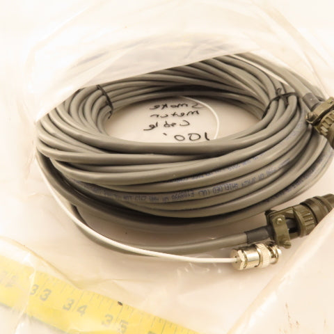 Telonic Berkeley Smoke Meter Cable Assembly 6 Pin Male Female Termination 100'