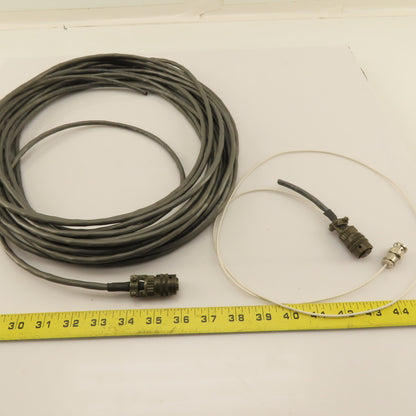 Telonic Berkeley Smoke Meter Cable Assembly 6 Pin Male Female Termination 43'