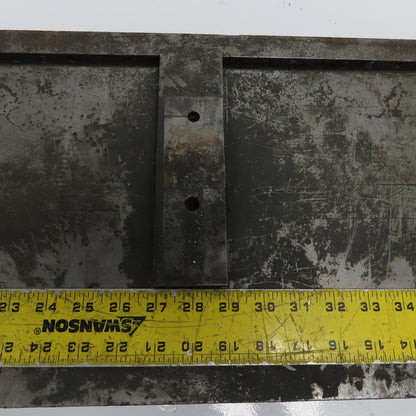 32"L x 12"W x 1" Jig Fixture Setup W/ 1/2" x 1/2" Groove Mild Steel