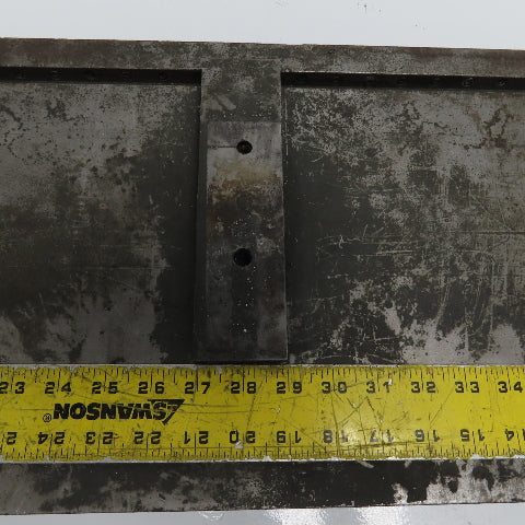 32"L x 12"W x 1" Jig Fixture Setup W/ 1/2" x 1/2" Groove Mild Steel