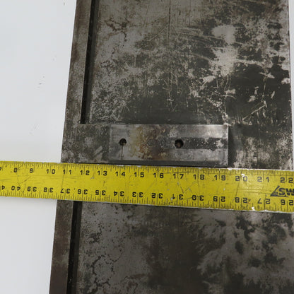 32"L x 12"W x 1" Jig Fixture Setup W/ 1/2" x 1/2" Groove Mild Steel