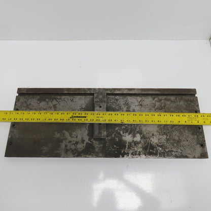 32"L x 12"W x 1" Jig Fixture Setup W/ 1/2" x 1/2" Groove Mild Steel