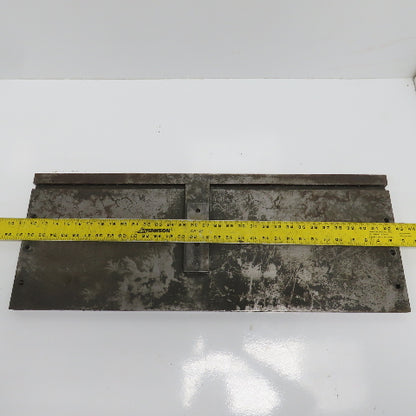 32"L x 12"W x 1" Jig Fixture Setup W/ 1/2" x 1/2" Groove Mild Steel