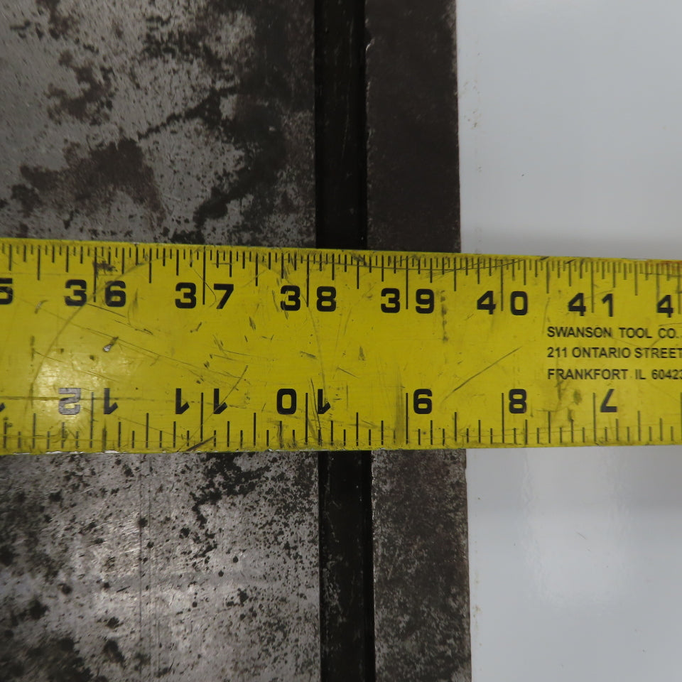 32"L x 12"W x 1" Jig Fixture Setup W/ 1/2" x 1/2" Groove Mild Steel