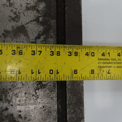 32"L x 12"W x 1" Jig Fixture Setup W/ 1/2" x 1/2" Groove Mild Steel