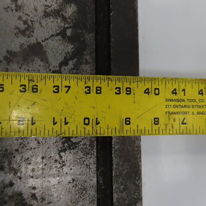 32"L x 12"W x 1" Jig Fixture Setup W/ 1/2" x 1/2" Groove Mild Steel