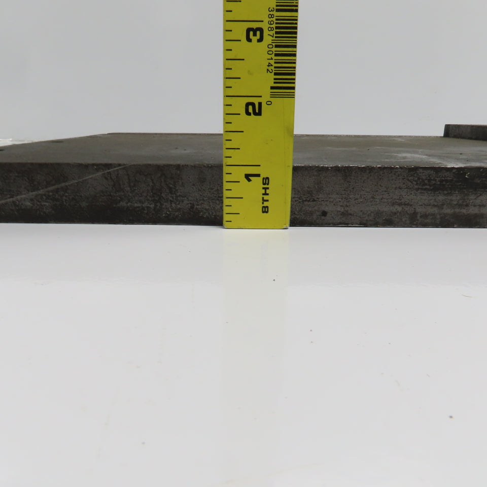 32"L x 12"W x 1" Jig Fixture Setup W/ 1/2" x 1/2" Groove Mild Steel