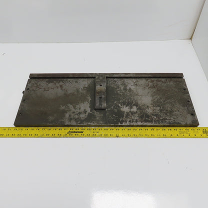 32"L x 12"W x 1" Jig Fixture Setup W/ 1/2" x 1/2" Groove Mild Steel