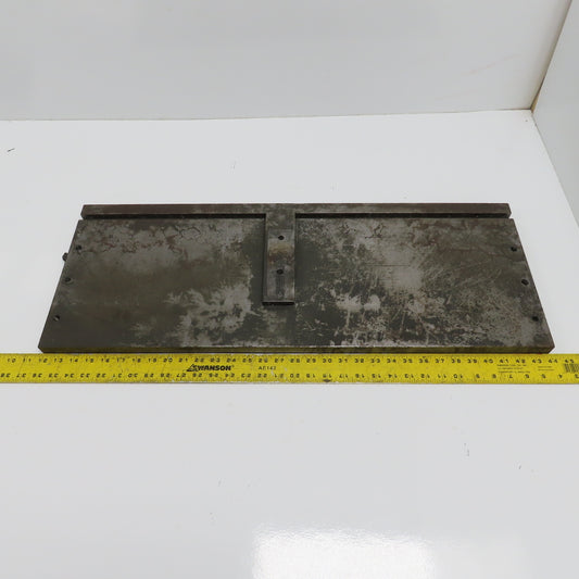 32"L x 12"W x 1" Jig Fixture Setup W/ 1/2" x 1/2" Groove Mild Steel