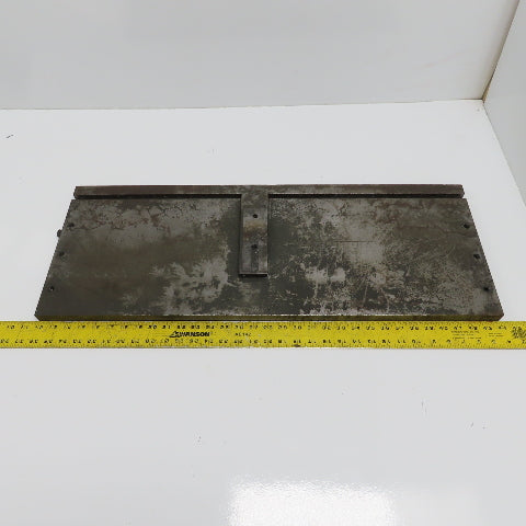 32"L x 12"W x 1" Jig Fixture Setup W/ 1/2" x 1/2" Groove Mild Steel