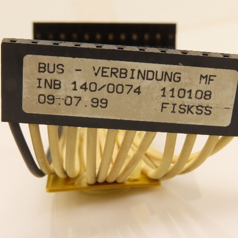 Indramat IN140/0074 Bus Connector Jumper Cable