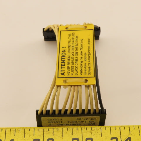 Indramat IN140/0074 Bus Connector Jumper Cable