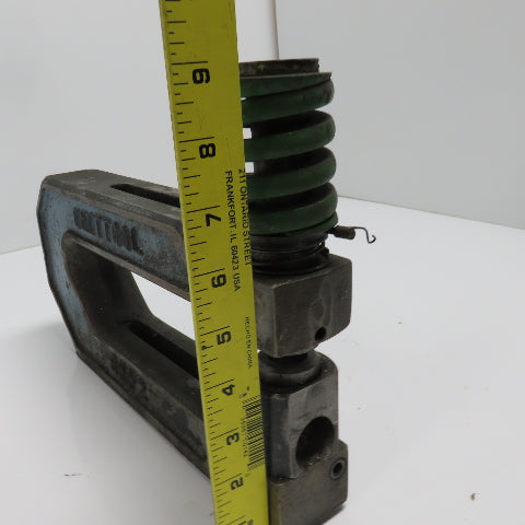 Unittool 8HP2 1-7/8 8-5/8" Throat 1/2" Feed Clearance "C" Frame Punch