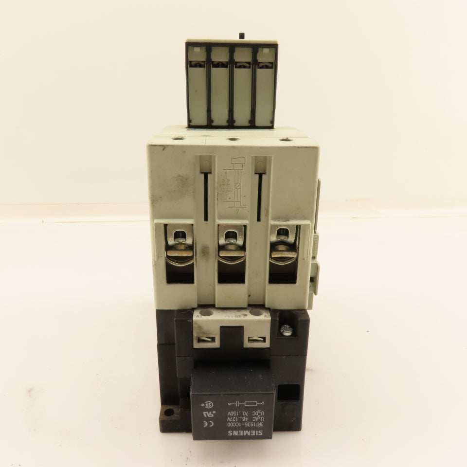 Siemens 3RT1046-1AG20 Contactor 95A 45kW 3 Pole 110V Coil
