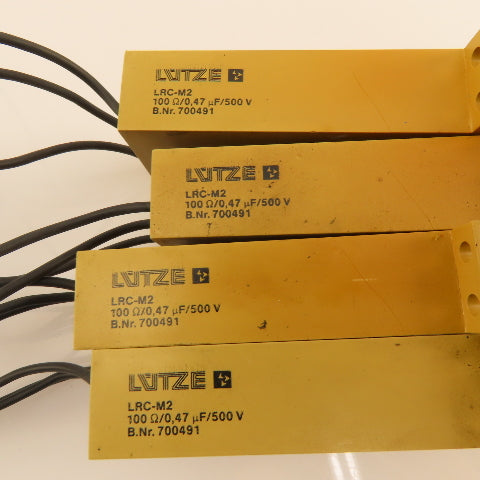 Lutze LRC-M2 Motor Suppression Protection 30kW 500V 100Ohm Lot Of 4
