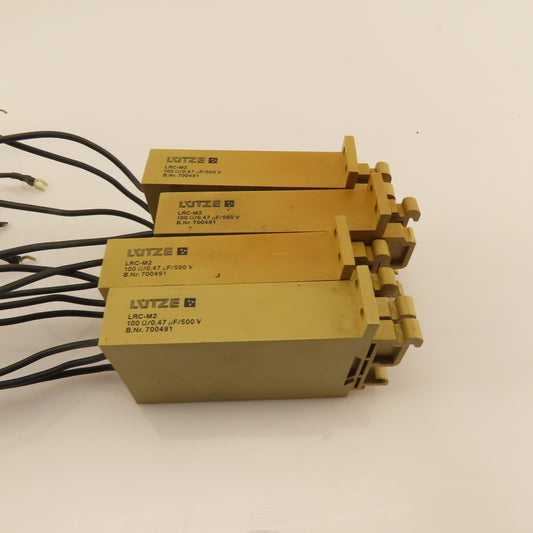 Lutze LRC-M2 Motor Suppression Protection 30kW 500V 100Ohm Lot Of 4
