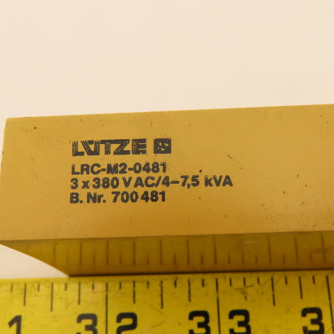 Lutze LRC-M2-0481 Motor Suppression Protection 30kW 7.5kW