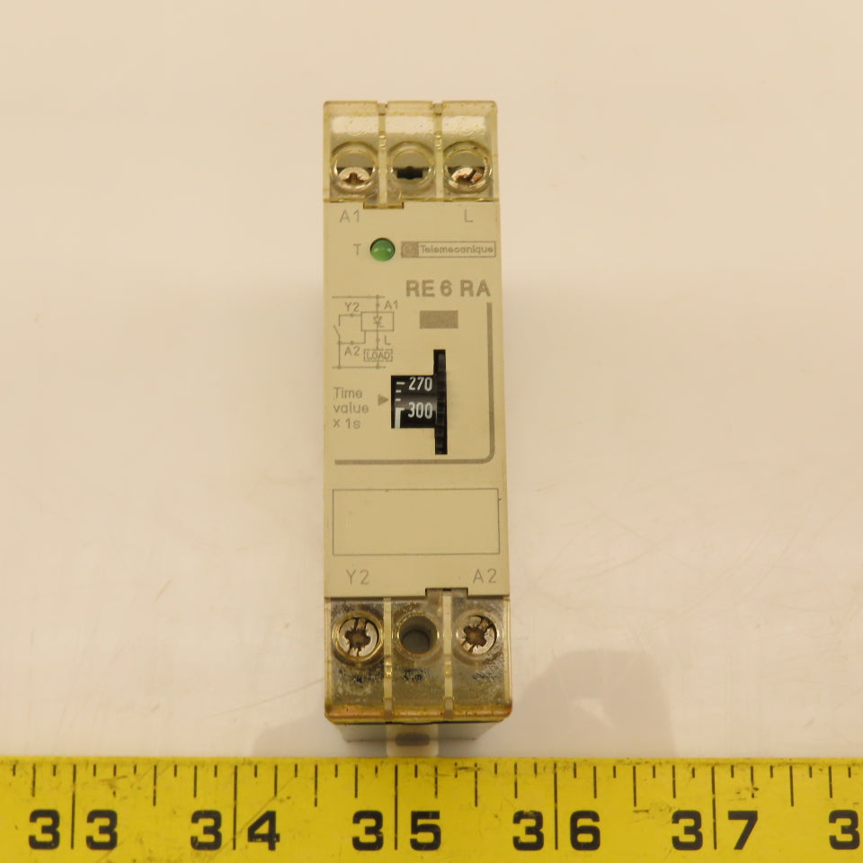 Telemecanique RE6 RA21MW7 Timing Relay 3-300s 24-240V