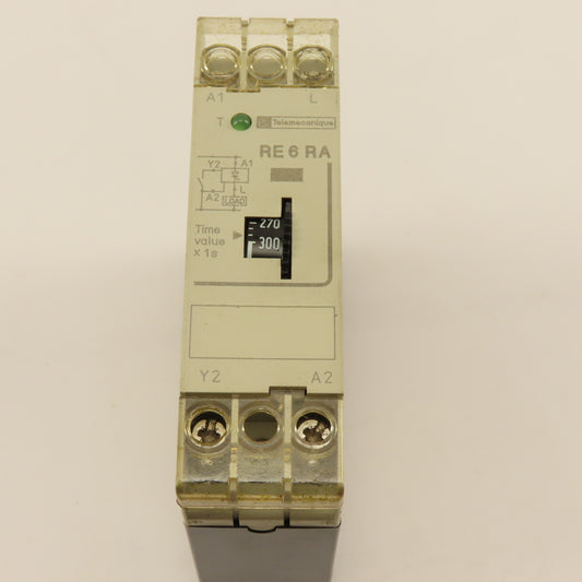 Telemecanique RE6 RA21MW7 Timing Relay 3-300s 24-240V
