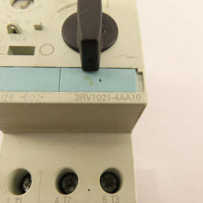 Siemens 3RV1021-4AA10 Circuit Breaker Motor Protection 600V 15Hp 3Ph 11-16A Trip