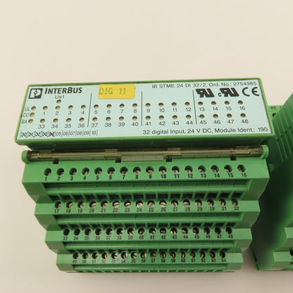 Phoenix Contact 2754985 2754370 I/O Modules 32 Digital I/O 24VDC Set Lot of 2