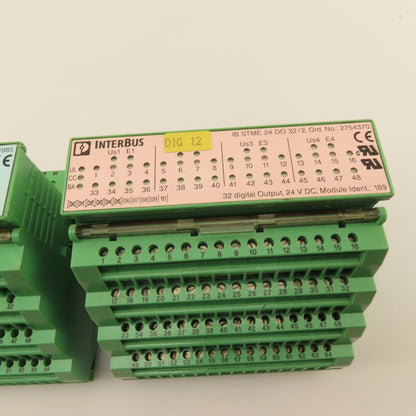Phoenix Contact 2754985 2754370 I/O Modules 32 Digital I/O 24VDC Set Lot of 2