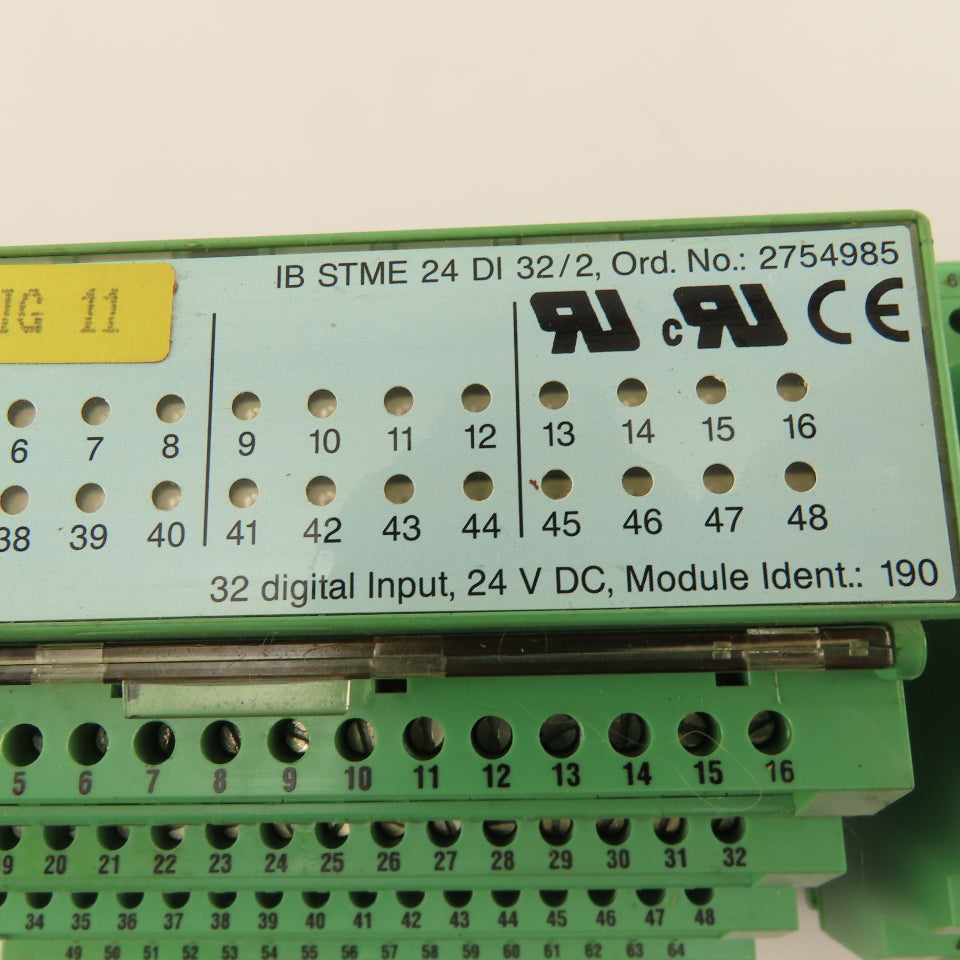 Phoenix Contact 2754985 2754370 I/O Modules 32 Digital I/O 24VDC Set Lot of 2