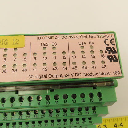 Phoenix Contact 2754985 2754370 I/O Modules 32 Digital I/O 24VDC Set Lot of 2