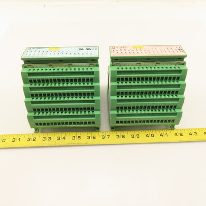 Phoenix Contact 2754985 2754370 I/O Modules 32 Digital I/O 24VDC Set Lot of 2