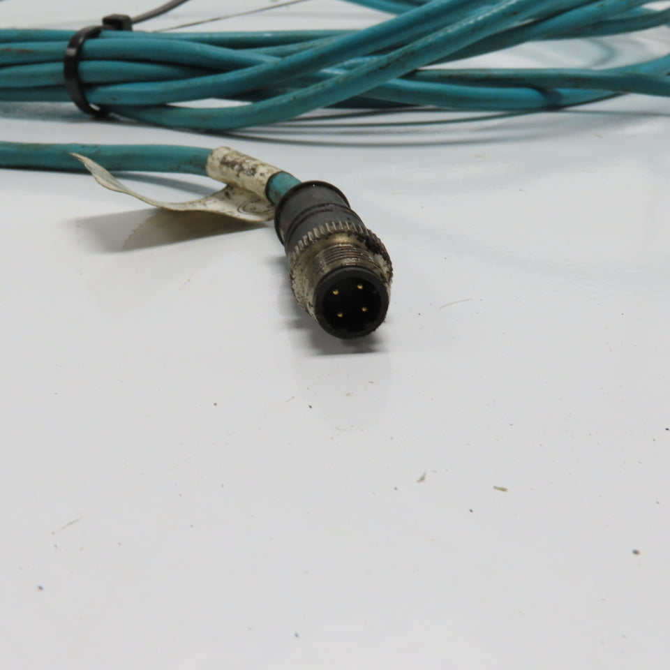 Numatics QA0410MK0VA04000 2 x 2 x 24AWG  Shielded Ethernet Cordset 28'