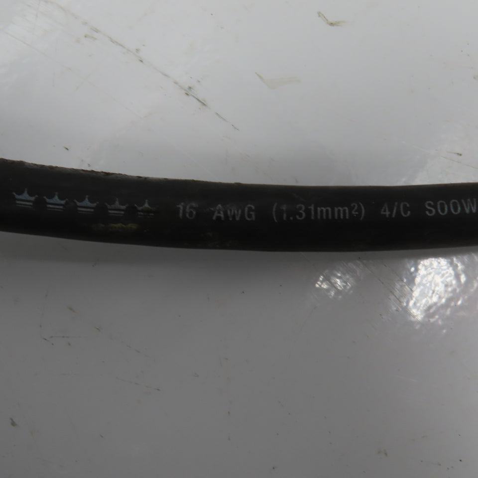 CCI Royal 16AWG 4 Cond SOOW 600V Water Resistant Portable Cord 46'