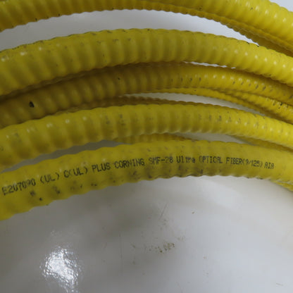 Corning 9115 OFCR RoHS 12 Optical Fiber Armored Riser Distribution Cable 82'