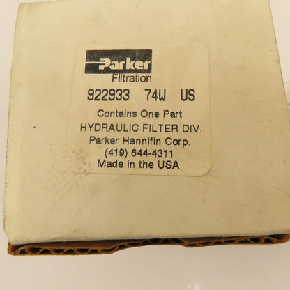 Parker 922933 Hydraulic Filter Element 2-3/4" x 2-5/16" OEM