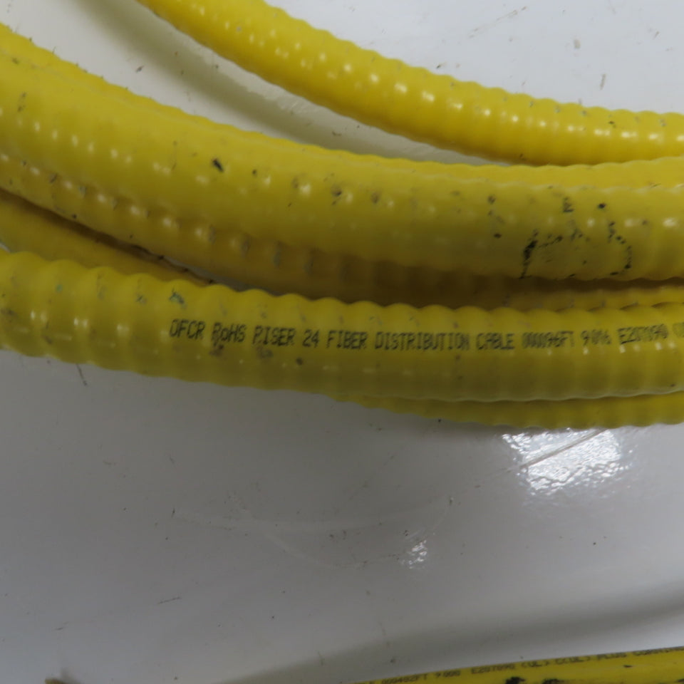 Corning  OFCR RoHS 24 Optical Fiber Armored Riser Distribution Cable 26'