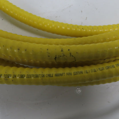 Corning  OFCR RoHS 24 Optical Fiber Armored Riser Distribution Cable 26'