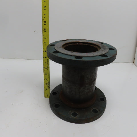 Weldbend 5" x 5" Concentric Flanged Steel Coupling 8 Bolt 10" OAL