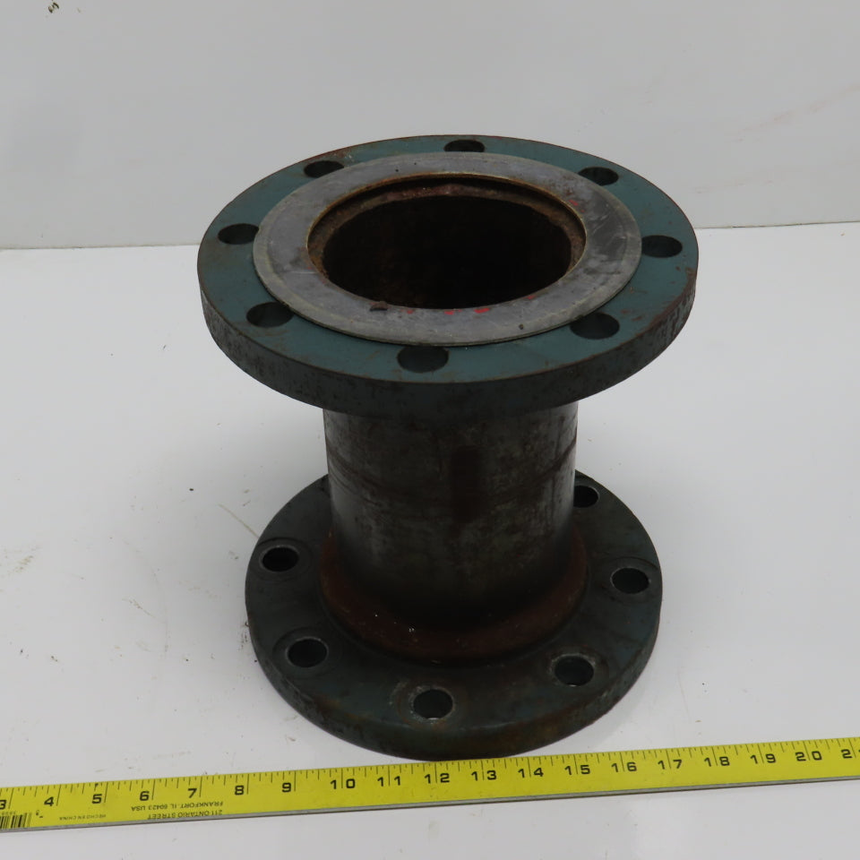 Weldbend 5" x 5" Concentric Flanged Steel Coupling 8 Bolt 10" OAL