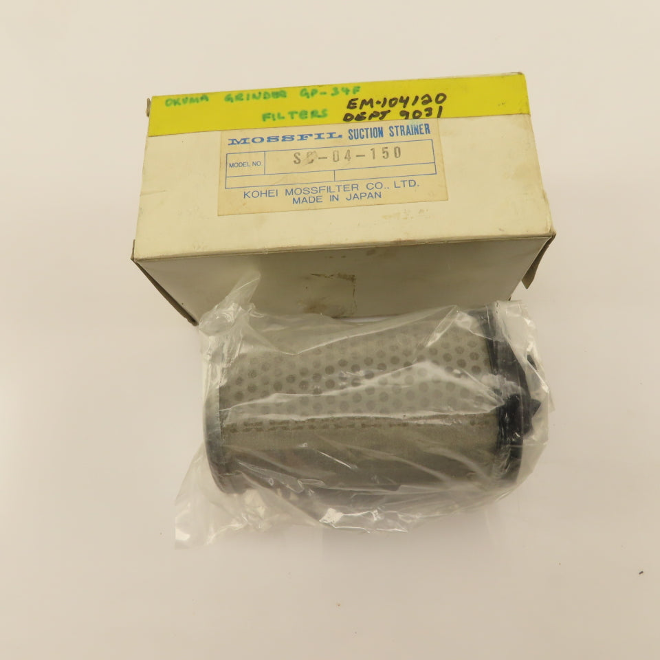 Kohei Mossfilter SC-04-150 Mesh Suction Strainer Filter Element 1/2" NPT